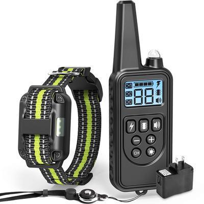 800M Waterproof Dog Training Collar With Adjustable Levels And 3 Training Modes